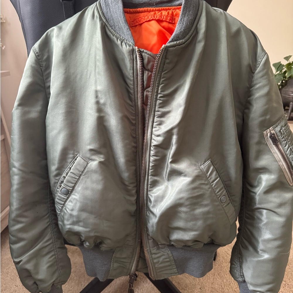 Men's Green Bomber Jacket